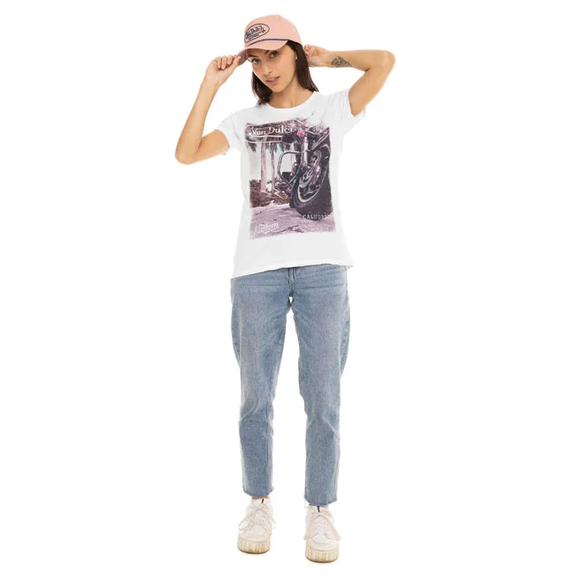 Von Dutch Dutch Moto female t-shirt white