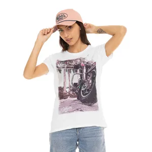 Von Dutch Von Dutch Moto female t-shirt white