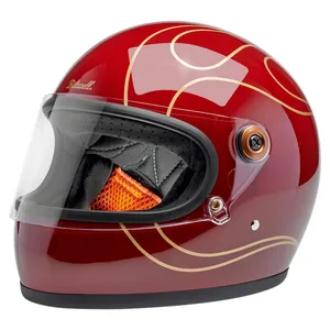 Biltwell Biltwell Gringo S helmet Garnet Red Flames