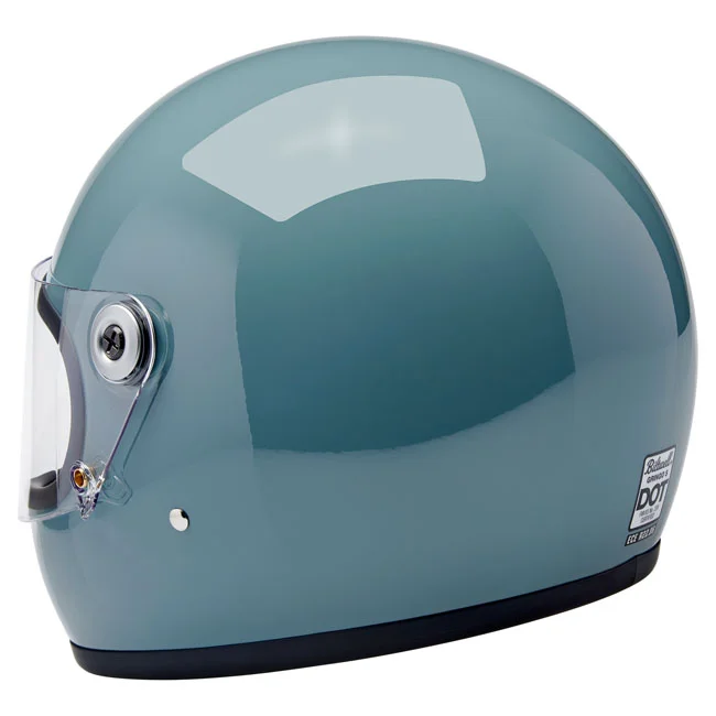 Biltwell Gringo S helmet Agave Blue Gloss
