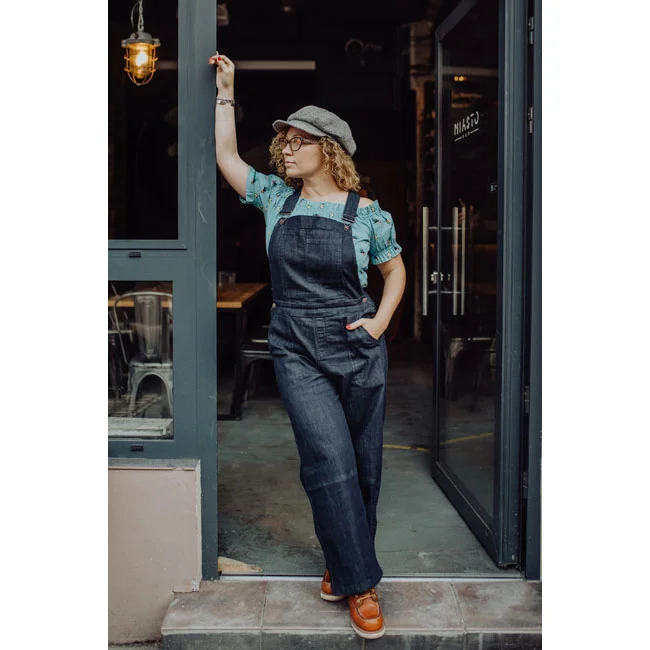 King Kerosin Queen Kerosin bib overall blue