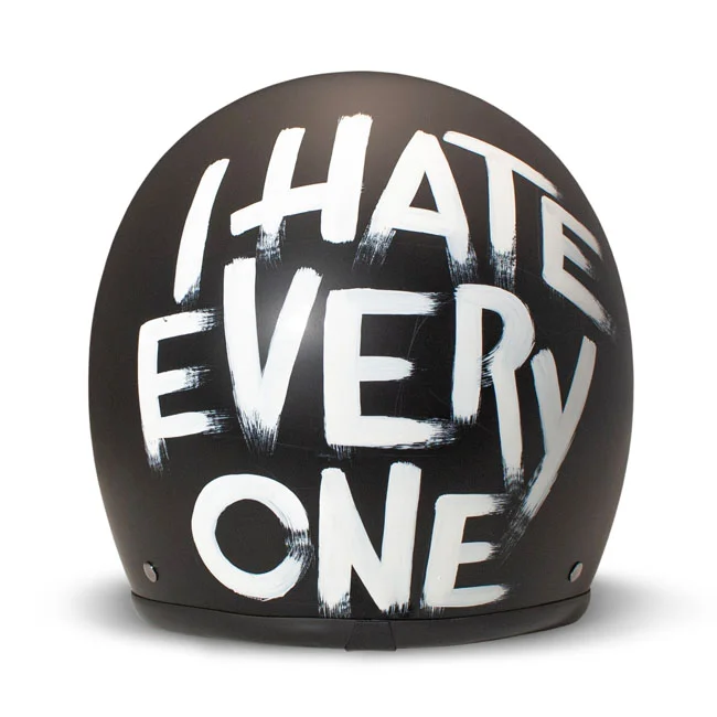 DMD Retro helmet I Hate Everyone