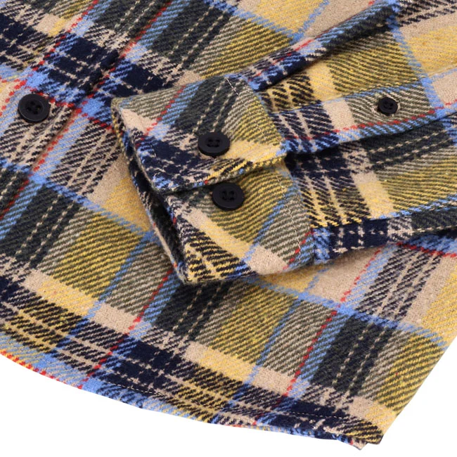 13 and a half company 1/2 Steel flannel yellow