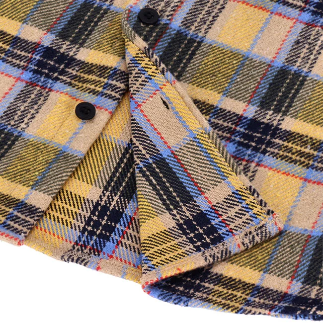13 and a half company 1/2 Steel flannel yellow