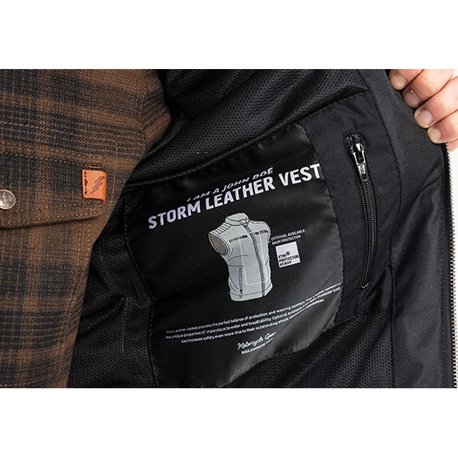 John Doe Doe Storm Leather vest