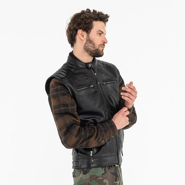 John Doe Doe Storm Leather vest