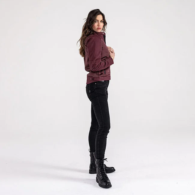 John Doe Doe Aero mesh jacket women bordeaux