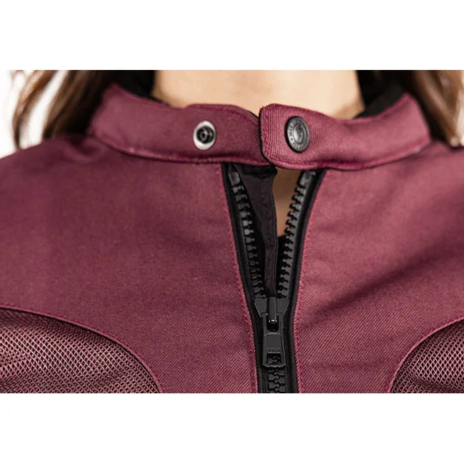 John Doe Doe Aero mesh jacket women bordeaux