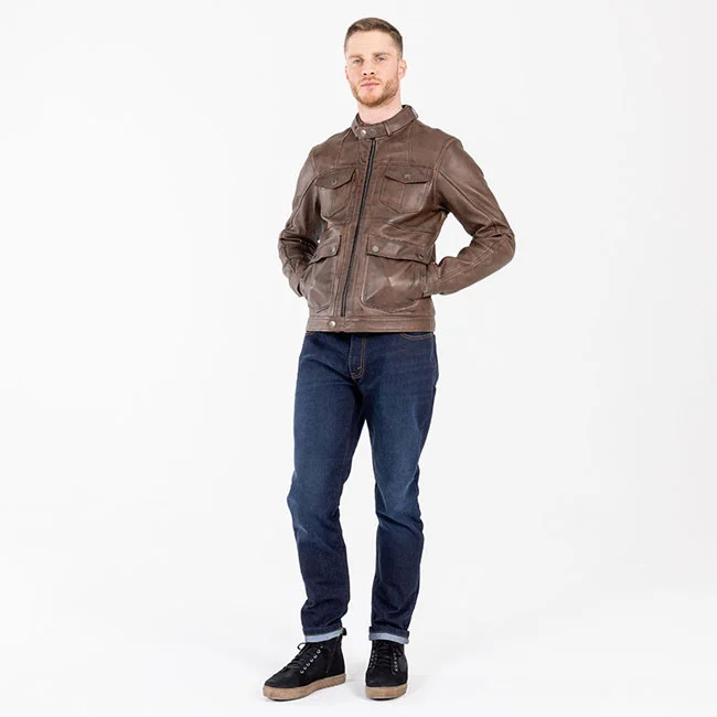 John Doe Doe Drifter leather jacket brown