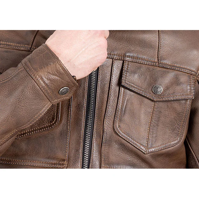 John Doe Doe Drifter leather jacket brown