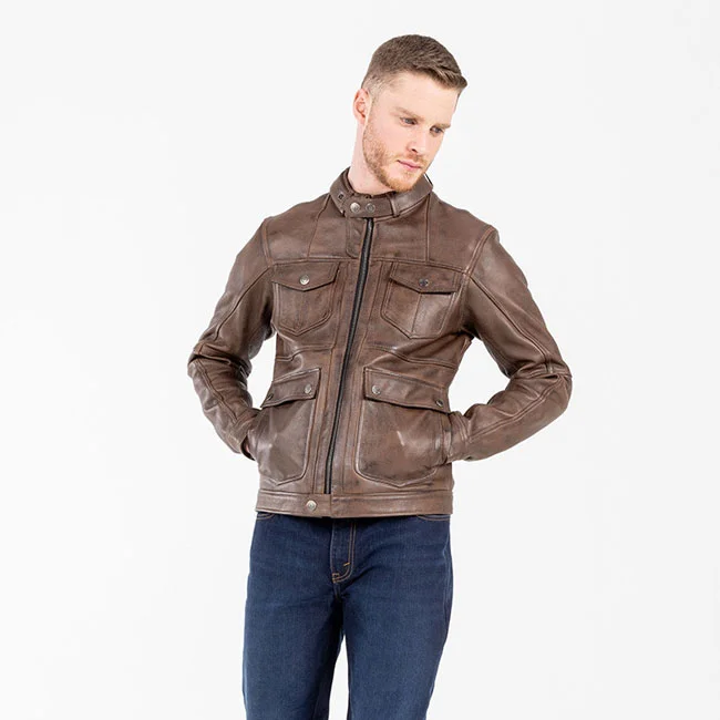 John Doe Doe Drifter leather jacket brown
