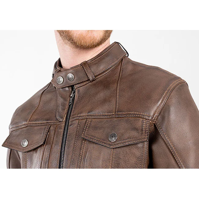 John Doe Doe Drifter leather jacket brown