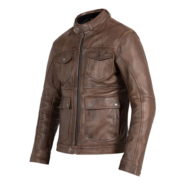 John Doe Doe Drifter leather jacket brown