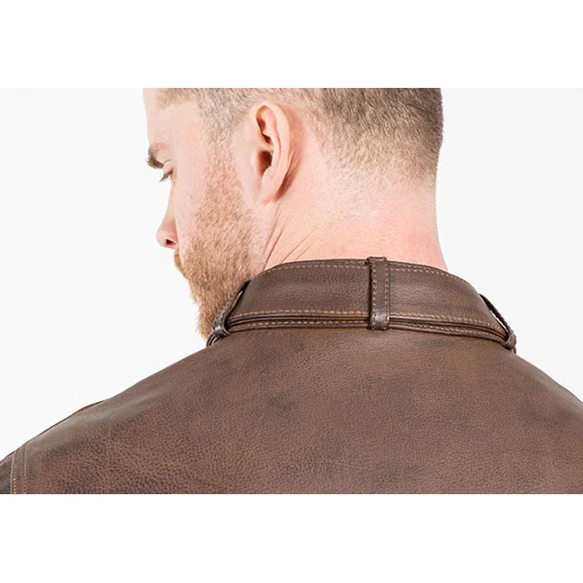 John Doe Doe Drifter leather jacket brown