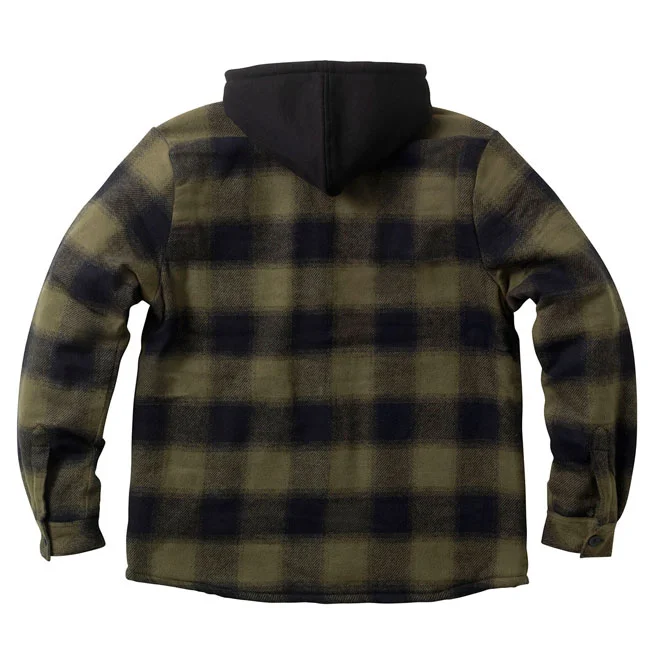 West Coast Choppers WCC Hell Bent Flannel jacket olive/black