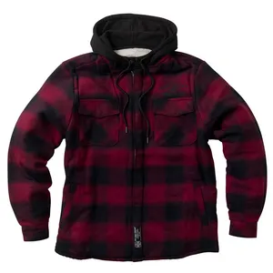 West Coast Choppers WCC Hell Bent Flannel jacket red/black