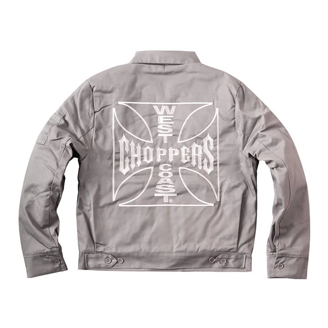 West Coast Choppers WCC OG lined workjacket silver gray