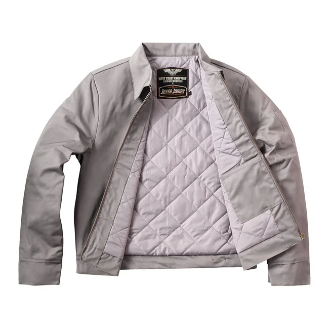 West Coast Choppers WCC OG lined workjacket silver gray