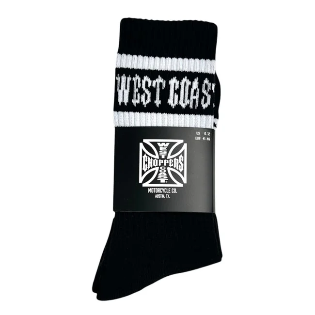 West Coast Choppers WCC OG Crew socks black