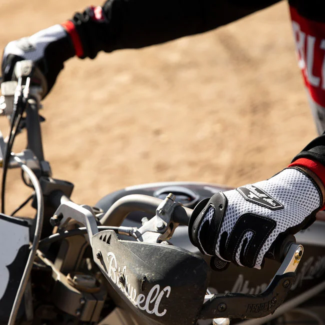 Biltwell Anza gloves white/black