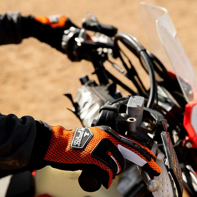 Biltwell Anza gloves orange/black