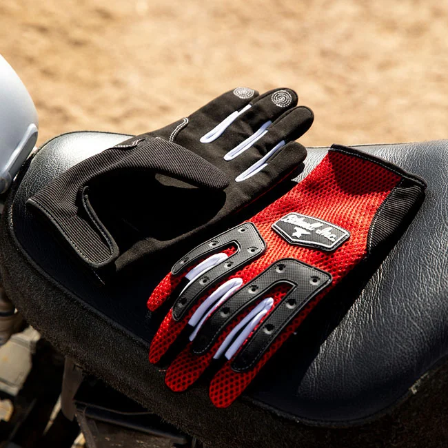 Biltwell Anza gloves red/black