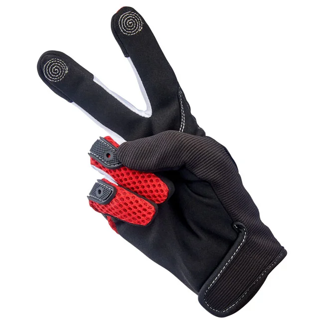 Biltwell Anza gloves red/black