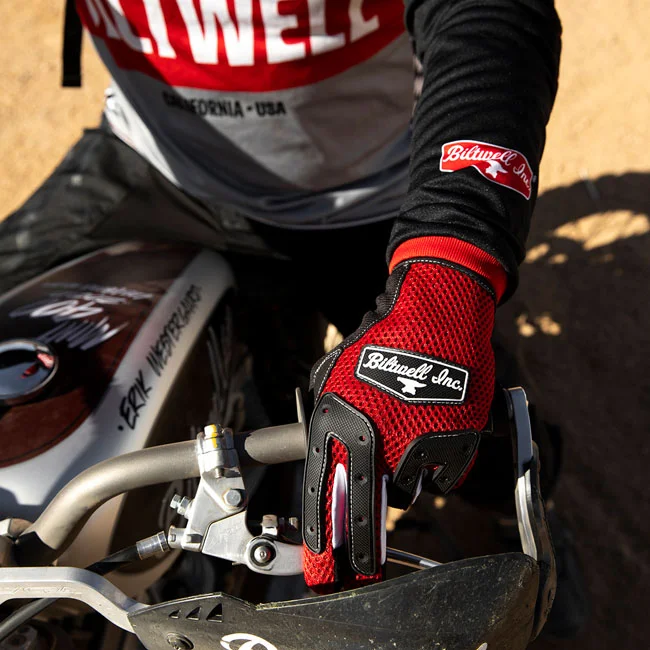 Biltwell Anza gloves red/black