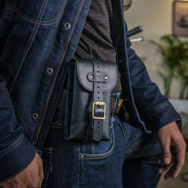 Tripmachine Trip Machine, Moto Exclusive Utility Pouch. Black