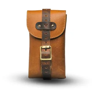 Tripmachine Trip Machine, Moto Exclusive Utility Pouch. Vintage Tan