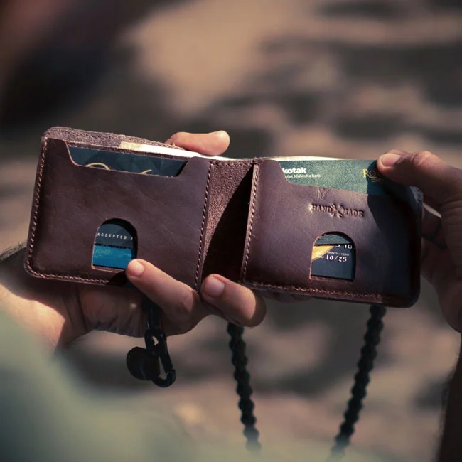 Tripmachine Trip Machine Rodeo wallet Tobacco Brown