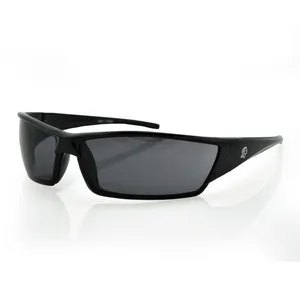 Zan Headgear ZANheadgear Utah Sunglass Gloss Black Frame Smoked Lens