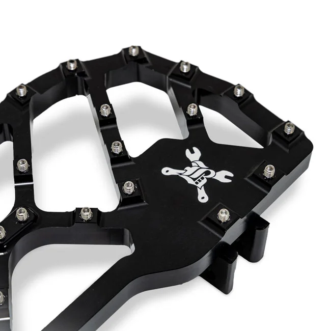 Burly Brand, MX-Evolution rider floorboards. Black