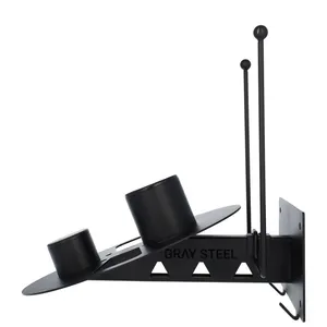 Gray Steel Gray Steel X7 Helmet Gear Wall Mount matt black