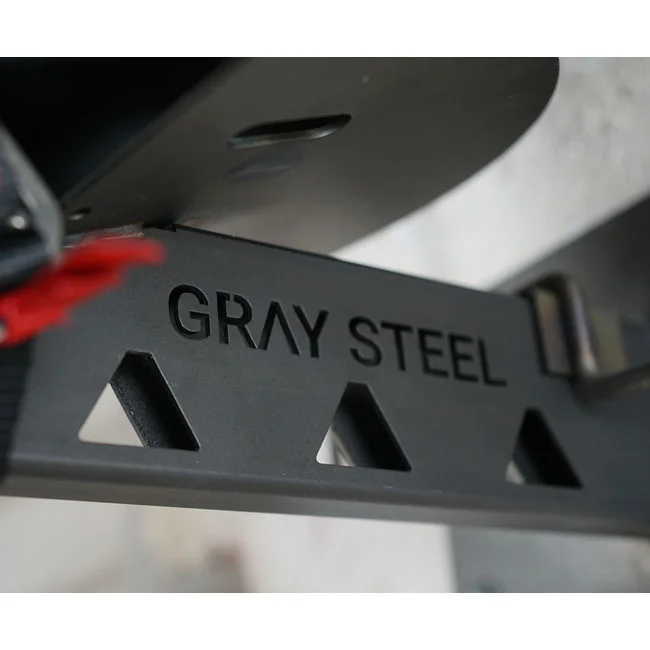Gray Steel Steel X7 Helmet Gear Wall Mount gun metal