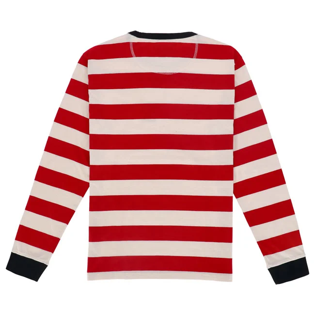 13 and a half company 1/2 TSR long sleeve red/white