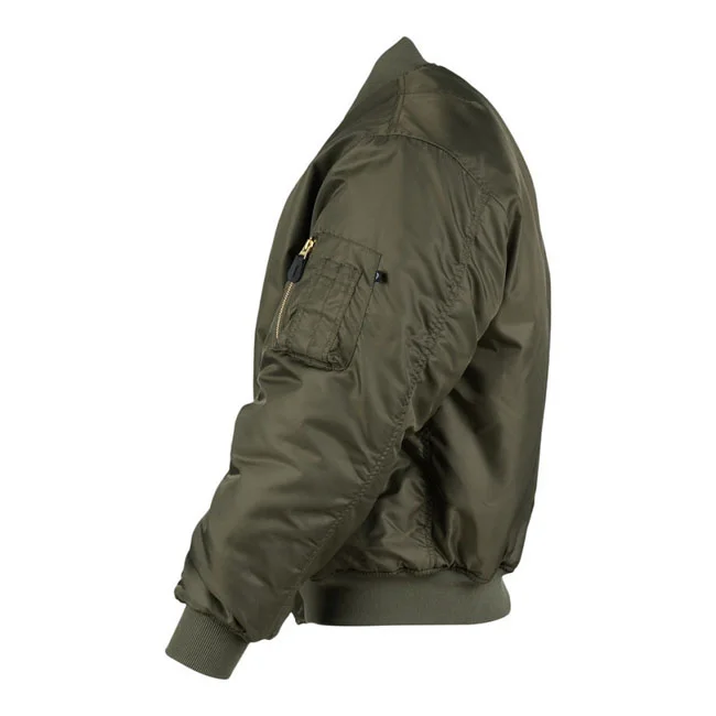 Army Surplus MA-1 Bomber flight jacket dark green
