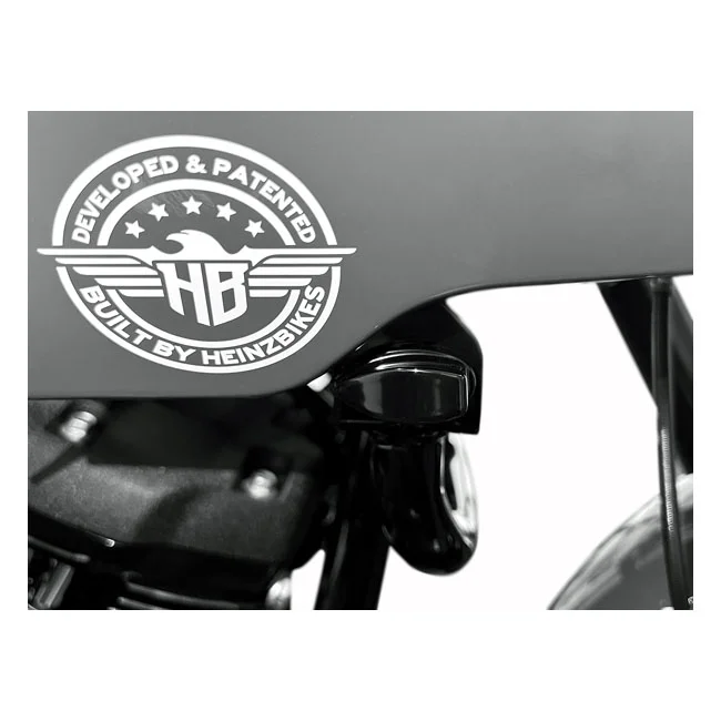 HeinzBikes ST Nano front signals. Black