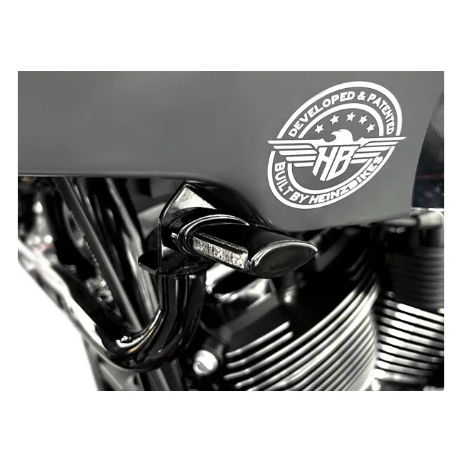 HeinzBikes ST Classic turn signals. Position lights. Black