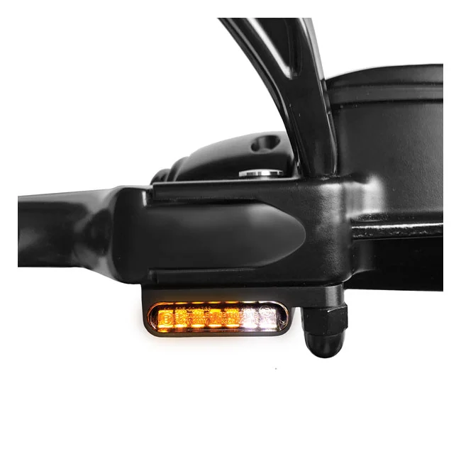 HeinzBikes ''Stripes'' below bar turn signals. Black with PL