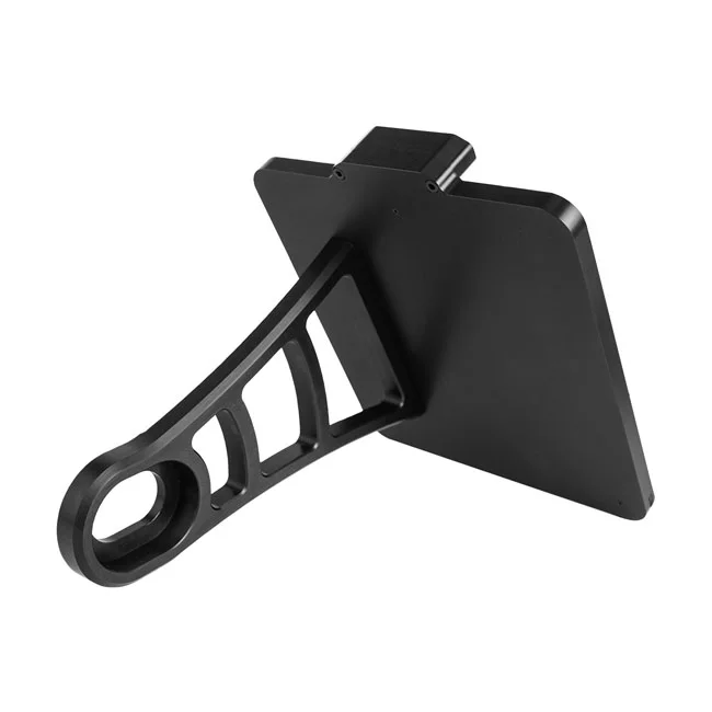 HeinzBikes Side mount license plate bracket. Black