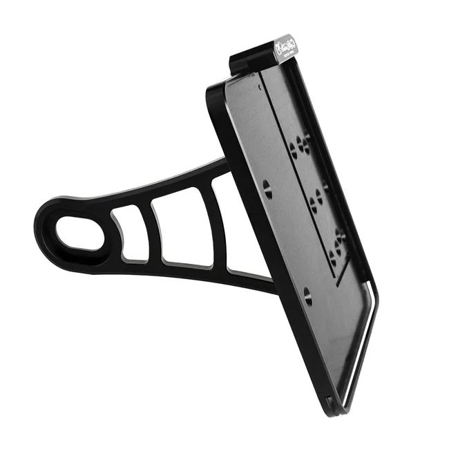 HeinzBikes Side mount license plate bracket. Black