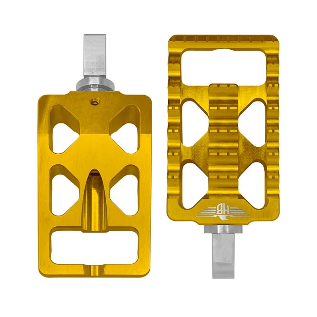 HeinzBikes MX foot pegs V1. Gold