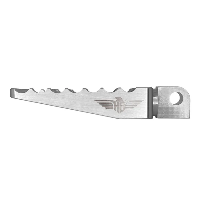 HeinzBikes MX foot pegs V1. Silver