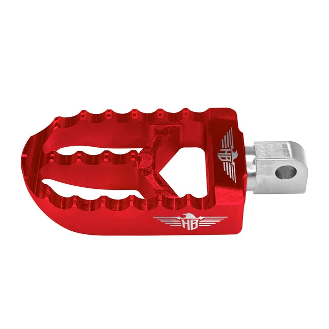 HeinzBikes MX foot pegs V2. Red