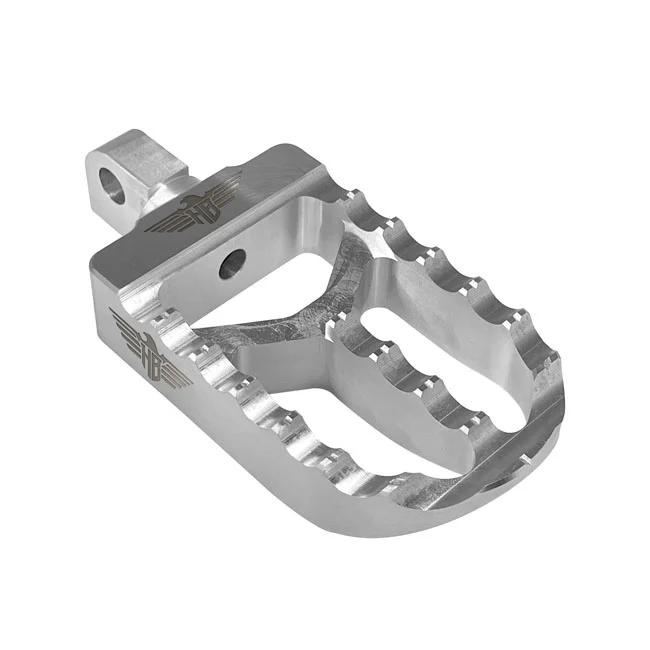 HeinzBikes MX foot pegs V2. Silver