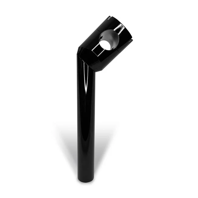 HeinzBikes Clubstyle pullback risers 6". Black/Black