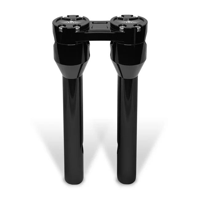 HeinzBikes Clubstyle straight risers 10". Black/Black
