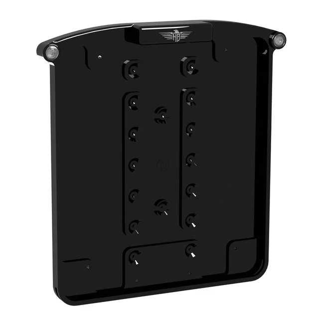 HeinzBikes All-in-1 Nano license plate holder. Black