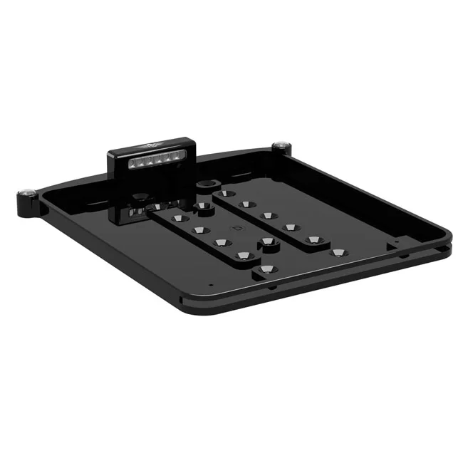 HeinzBikes All-in-1 Nano license plate holder. Black